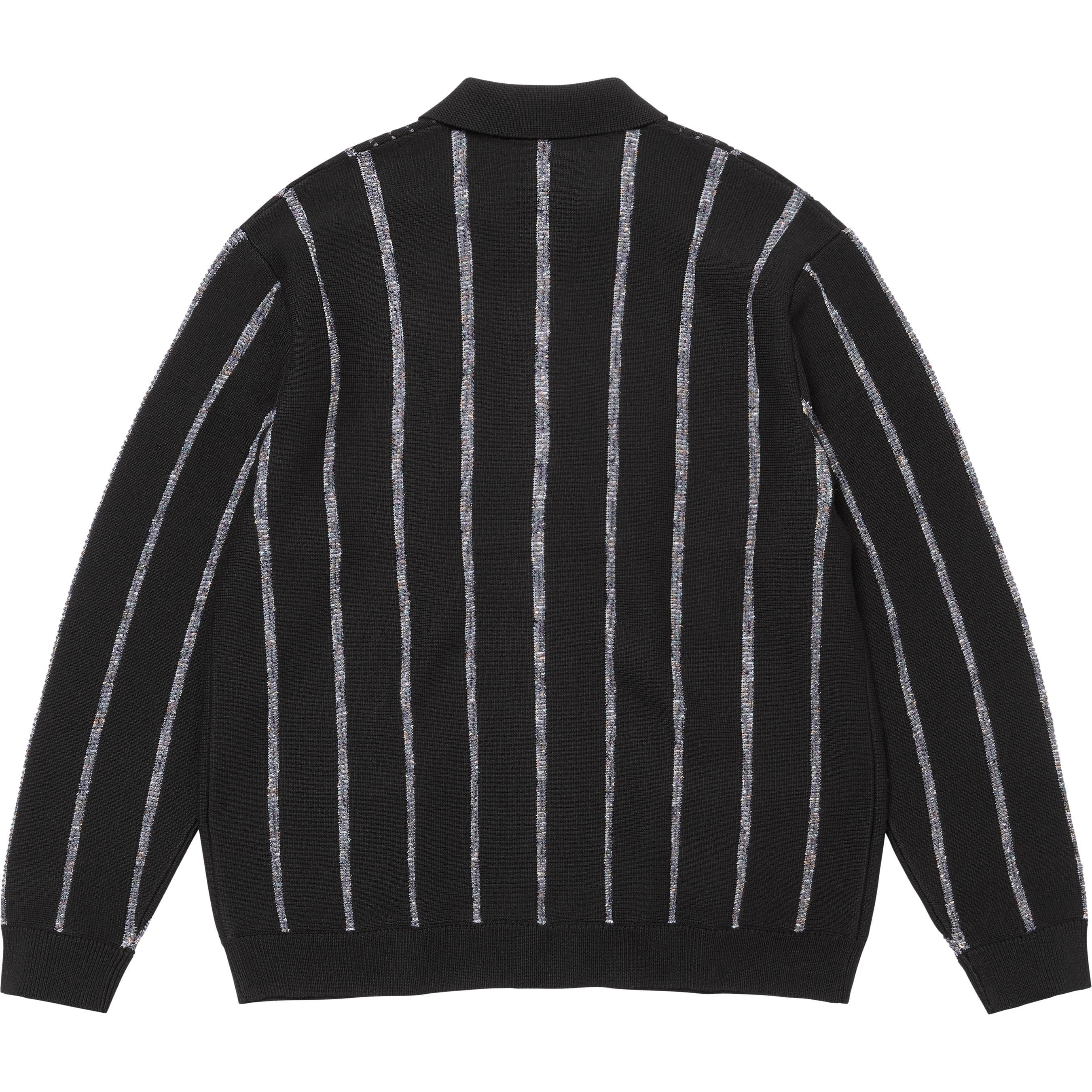Speckle Stripe Zip Up Cardigan view 8